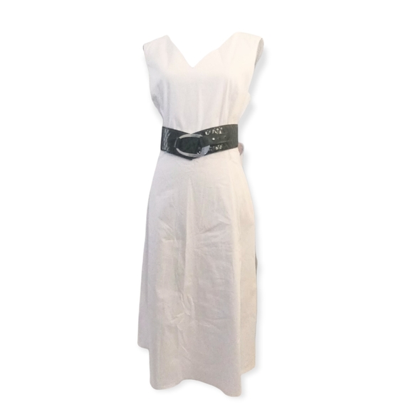 Calvin Klein Dresses & Skirts - Calvin Klein Plus Size White Dress Classic Look Midi